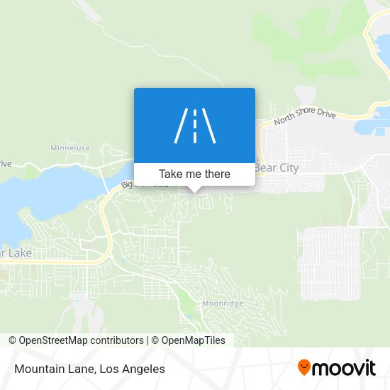 Mapa de Mountain Lane