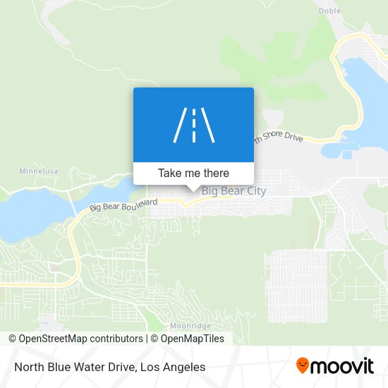 North Blue Water Drive map