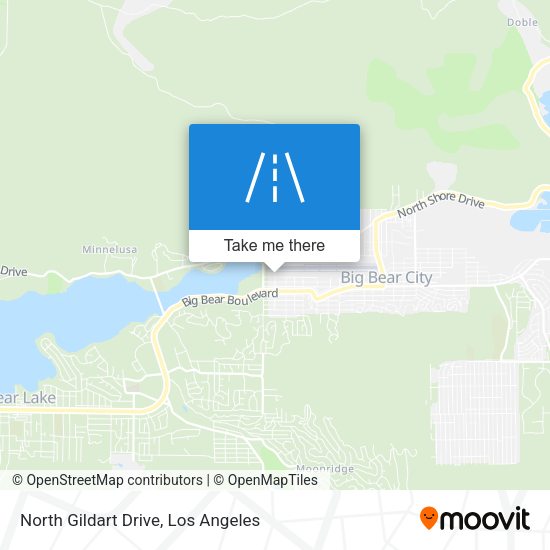 North Gildart Drive map