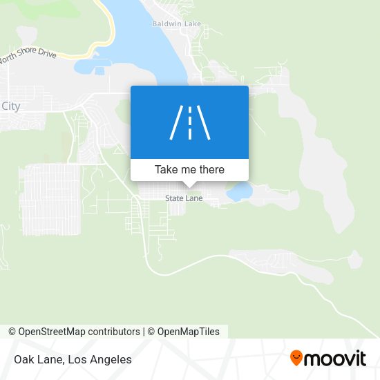 Mapa de Oak Lane
