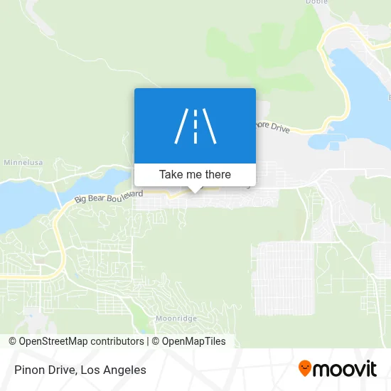 Pinon Drive map