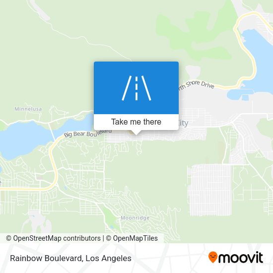 Rainbow Boulevard map