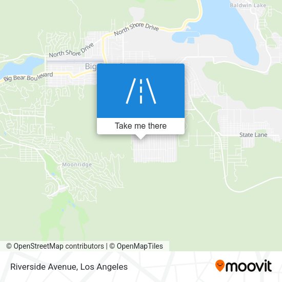 Riverside Avenue map