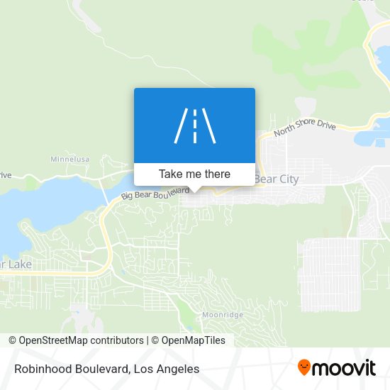Mapa de Robinhood Boulevard