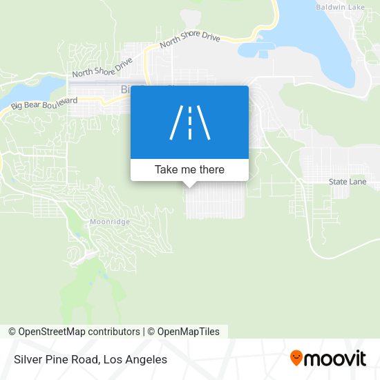 Silver Pine Road map