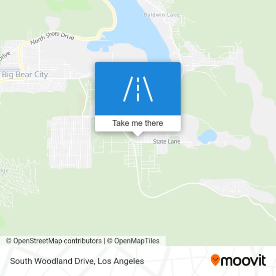 Mapa de South Woodland Drive