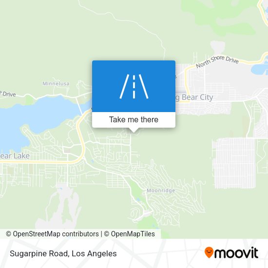 Sugarpine Road map