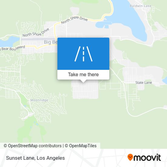 Mapa de Sunset Lane