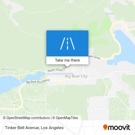 Tinker Bell Avenue map