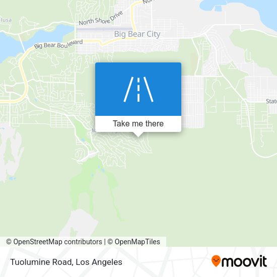 Mapa de Tuolumine Road