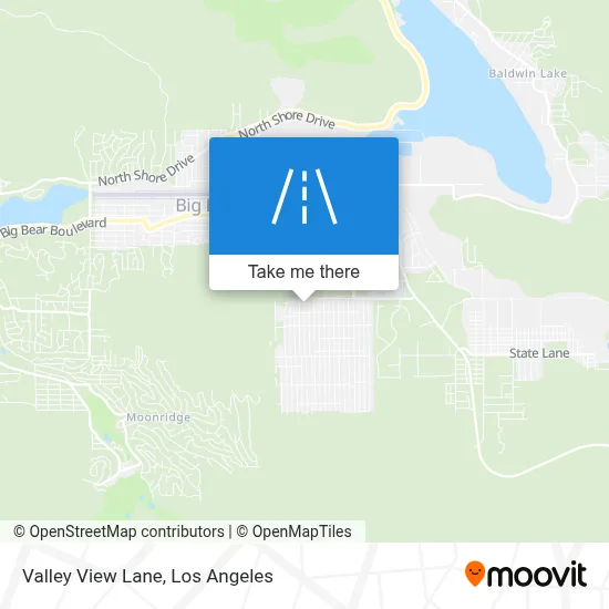 Valley View Lane map