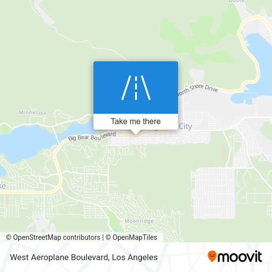 West Aeroplane Boulevard map
