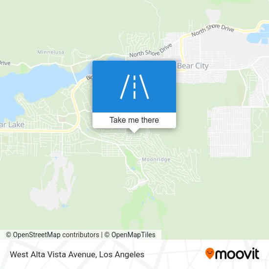 West Alta Vista Avenue map