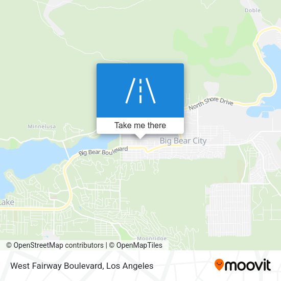 West Fairway Boulevard map