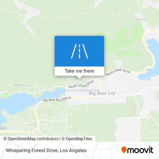 Whispering Forest Drive map