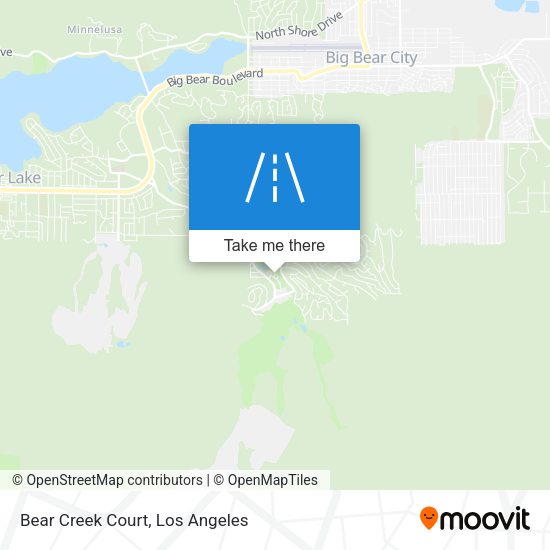 Bear Creek Court map