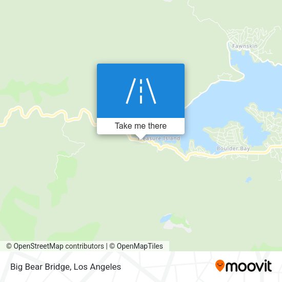 Mapa de Big Bear Bridge