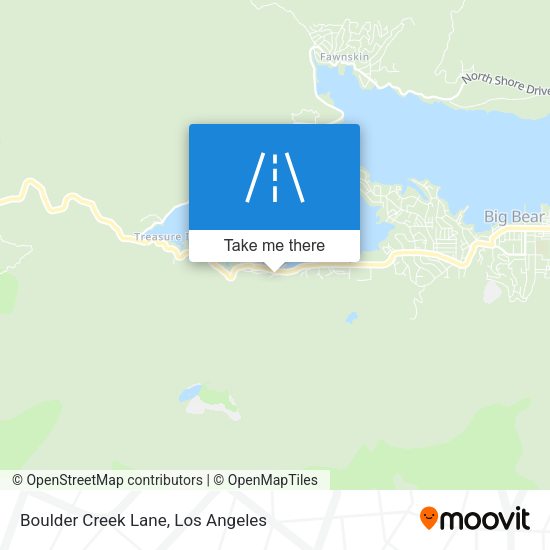Mapa de Boulder Creek Lane