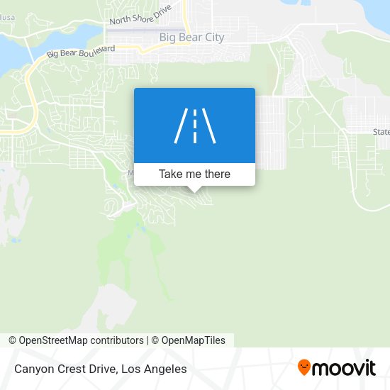 Mapa de Canyon Crest Drive