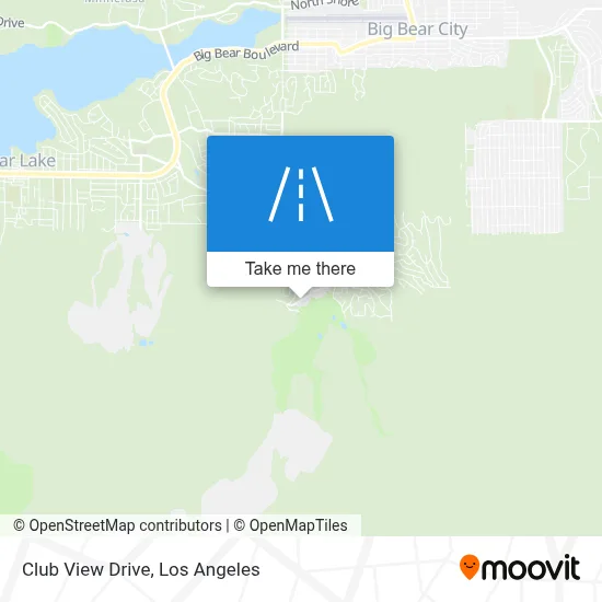 Club View Drive map