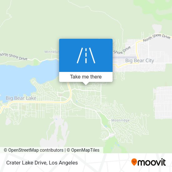 Crater Lake Drive map