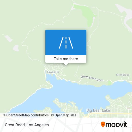 Mapa de Crest Road