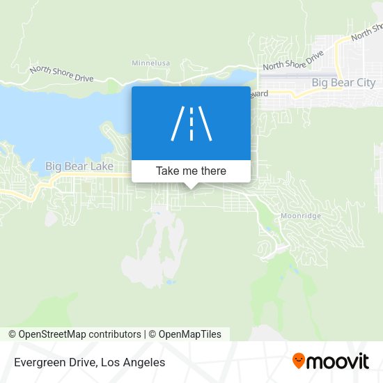 Evergreen Drive map
