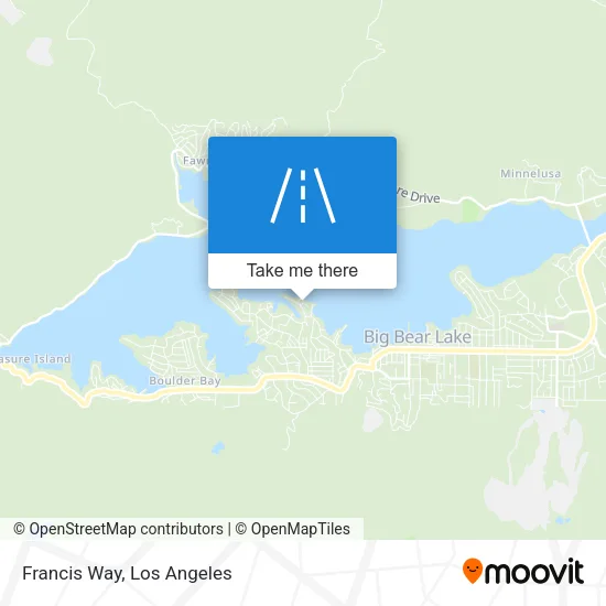 Francis Way map
