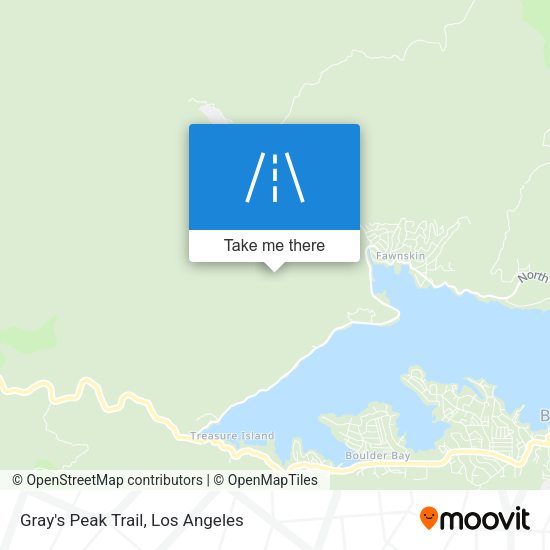 Mapa de Gray's Peak Trail