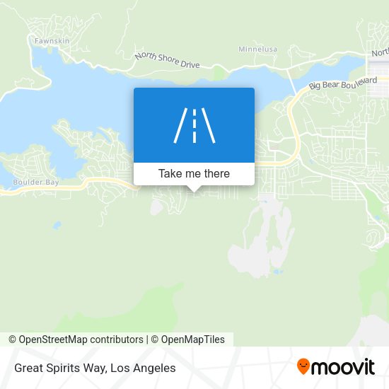 Mapa de Great Spirits Way