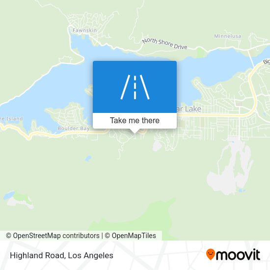 Mapa de Highland Road