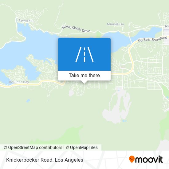 Knickerbocker Road map