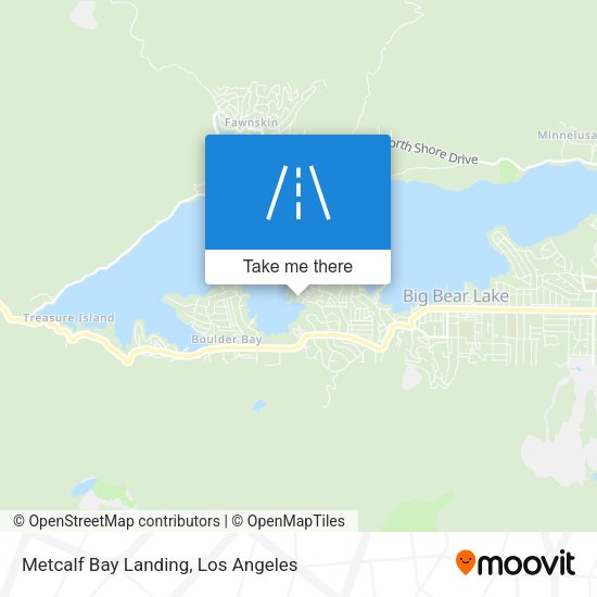 Metcalf Bay Landing map