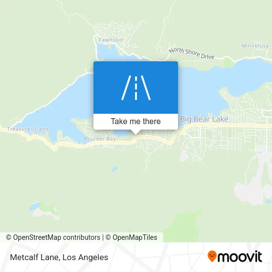 Metcalf Lane map