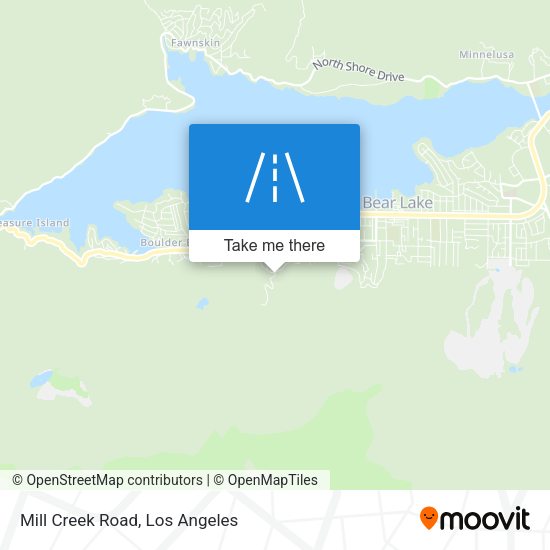 Mill Creek Road map