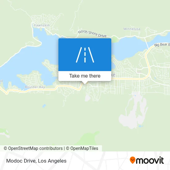 Modoc Drive map