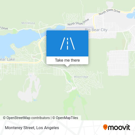 Monterey Street map