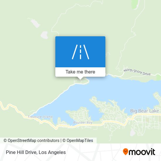 Pine Hill Drive map