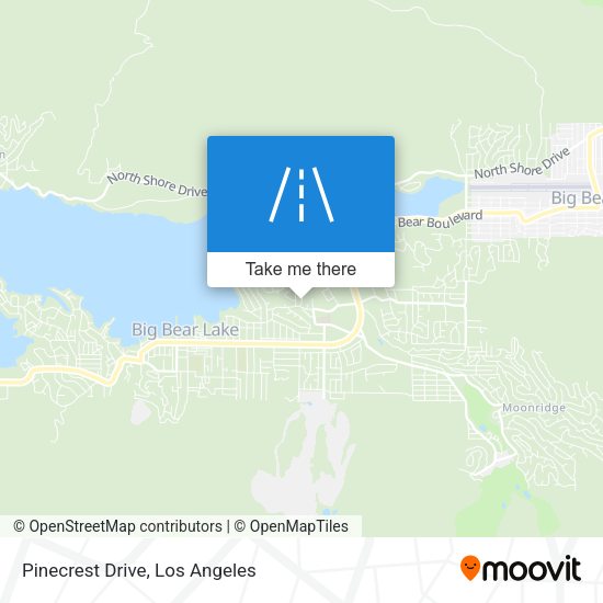 Pinecrest Drive map