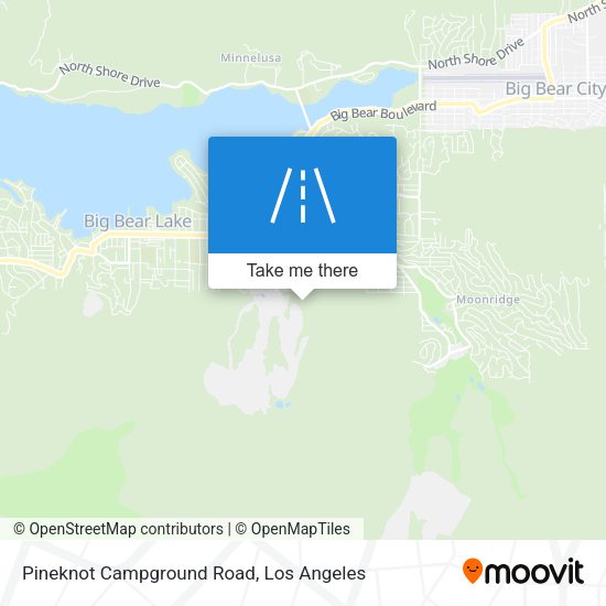 Mapa de Pineknot Campground Road