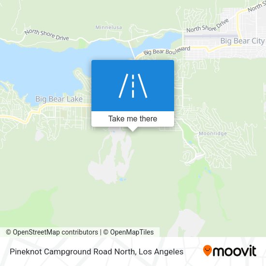 Mapa de Pineknot Campground Road North