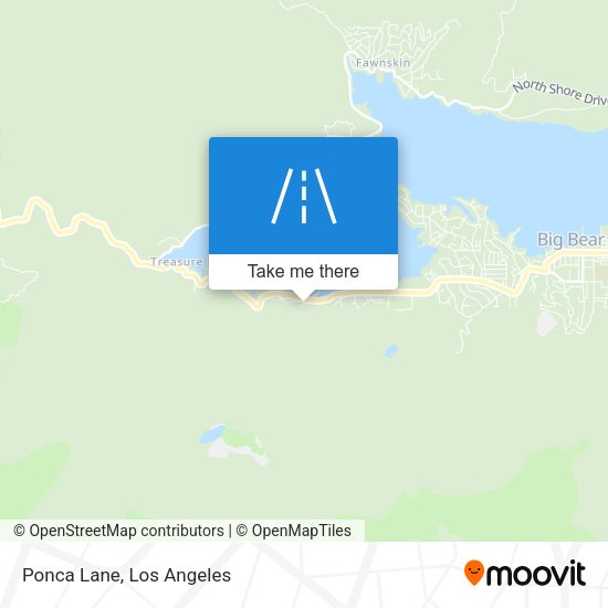 Mapa de Ponca Lane