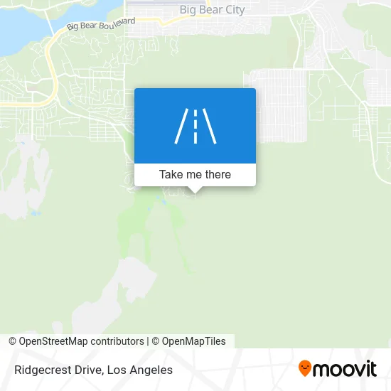 Ridgecrest Drive map