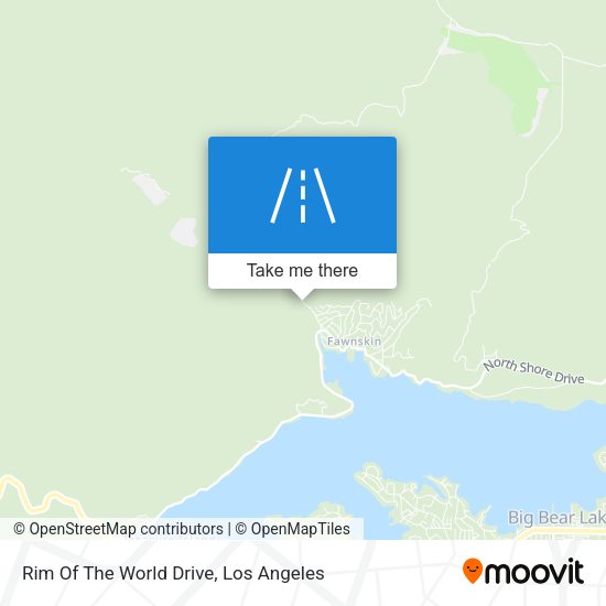 Mapa de Rim Of The World Drive