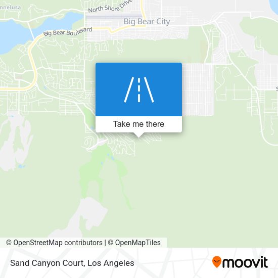 Sand Canyon Court map