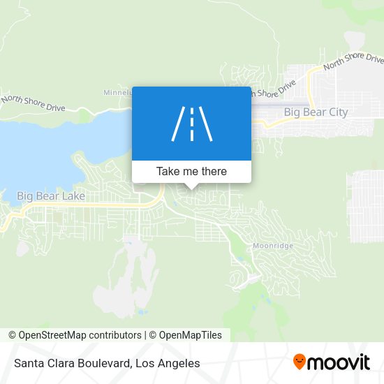Santa Clara Boulevard map