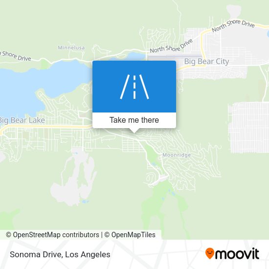 Sonoma Drive map