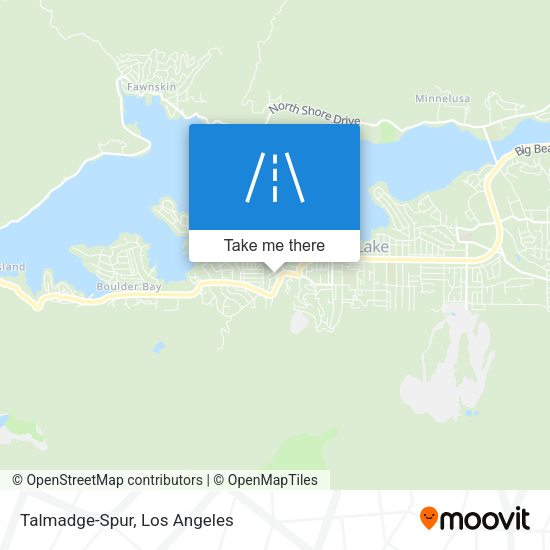 Mapa de Talmadge-Spur