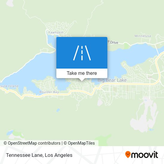 Mapa de Tennessee Lane