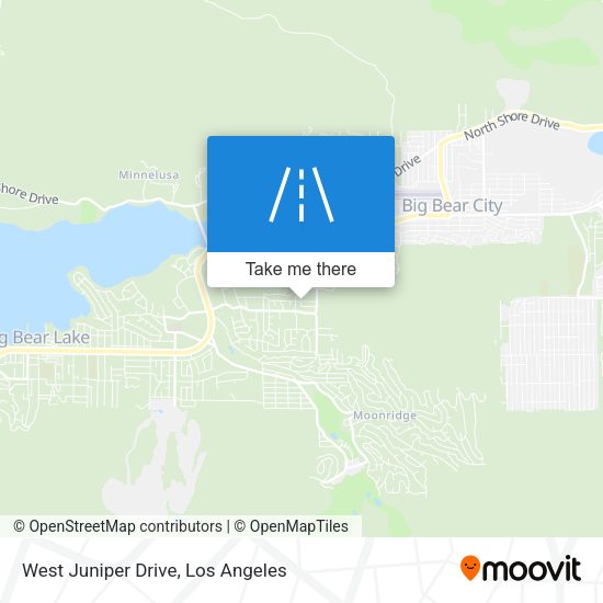 West Juniper Drive map